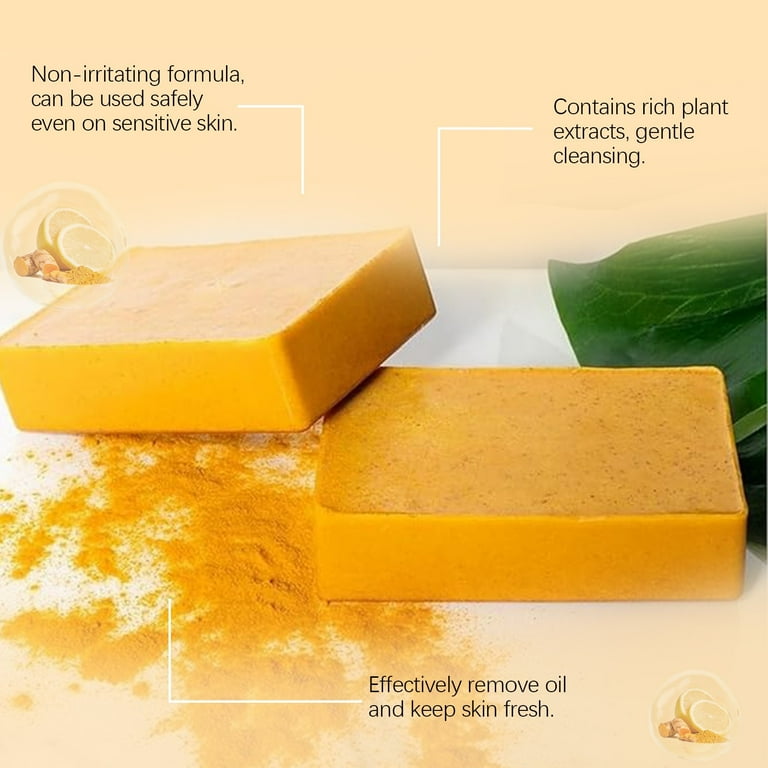 Turmeric & kojic acid brightening soap